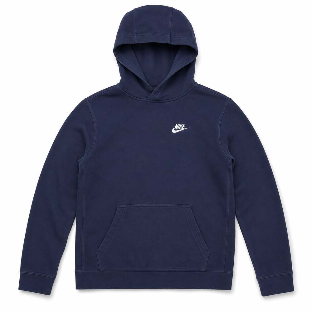 Nike Sportswear Club Fleece Pullover Hoodie BV3757-410 Big Kids XL Navy